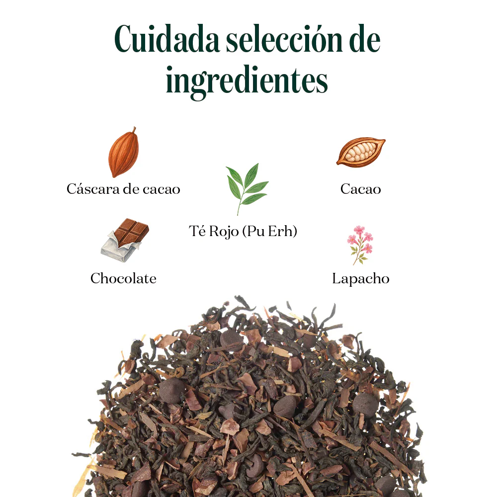 Té Rojo (Pu Erh) ChocoNoir - Image 2